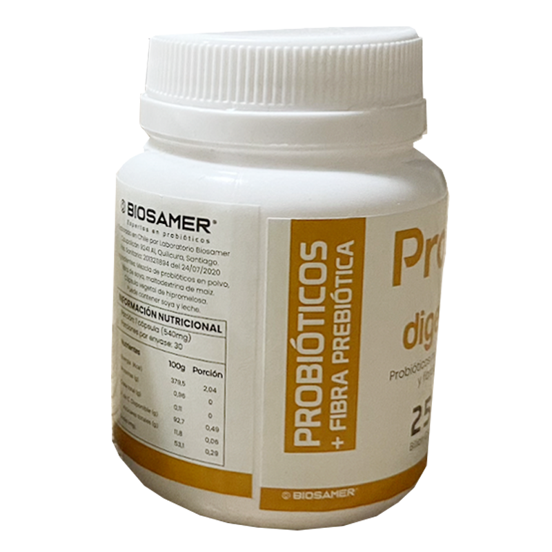 Probioticos Multicepa Digestiva 30 Cápsulas Biosamer - Image 3