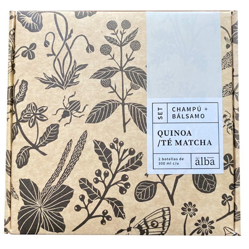 Pack Champu + Balsamo: Quinoa Te Matcha - Imagen 2