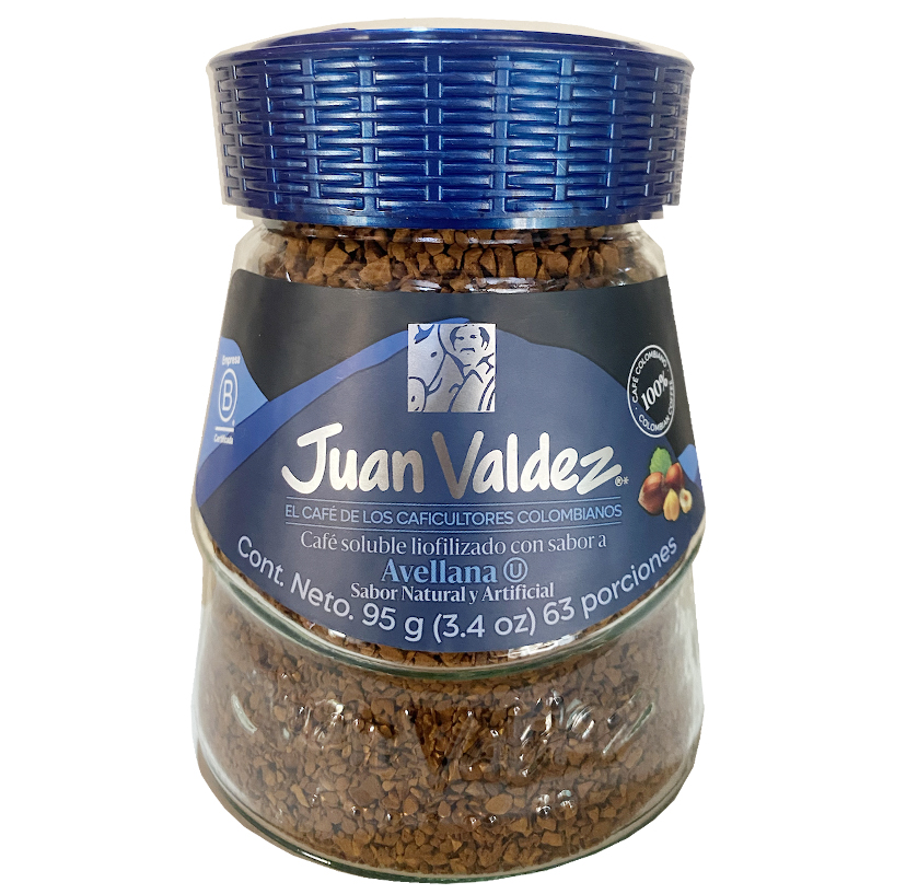 Café de Avellanas 95g. Juan Valdez