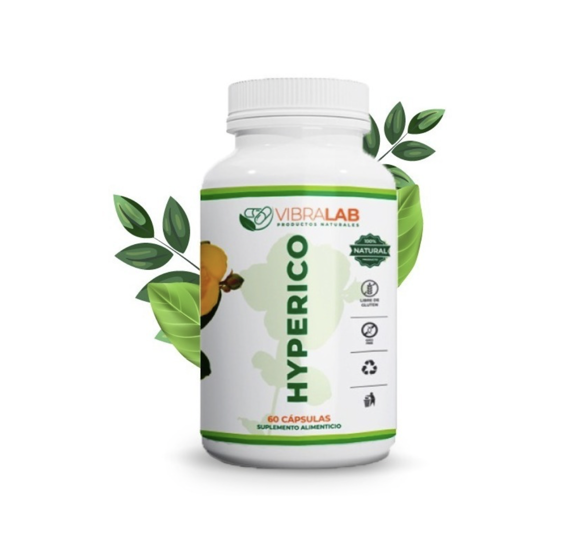 Hyperico 60 Cápsulas Vegetales Hierba San Juan Vibralab