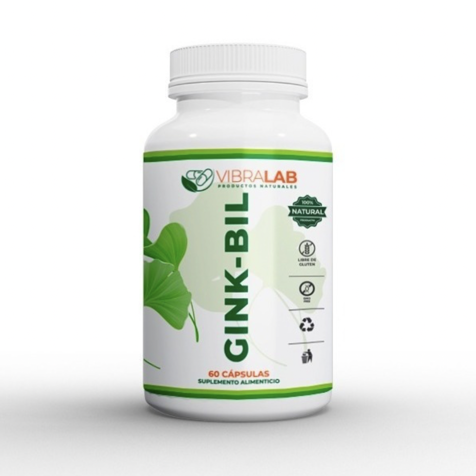 Gink-Bil Ginkgo Biloba 60 Cápsulas Vegetales Vibralab
