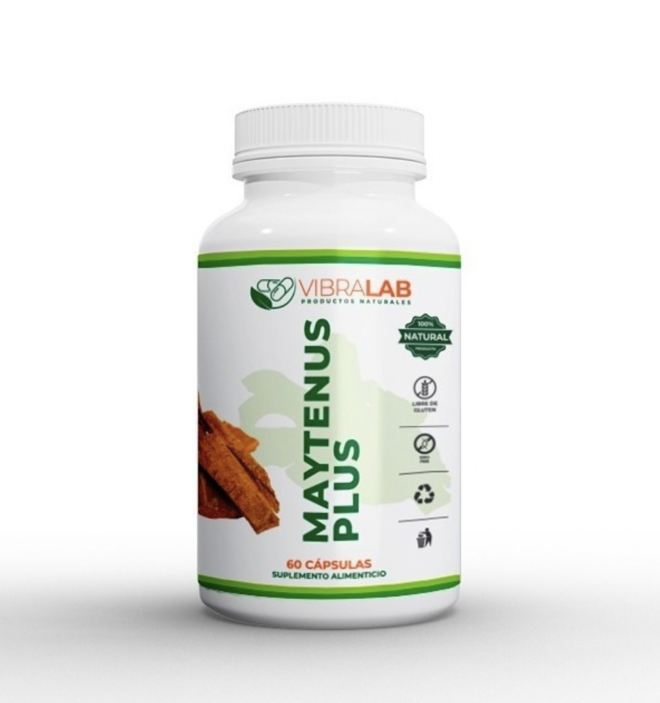 Maytenus Plus Chuchu Huasi/ Uña de Gato 60 Cápsulas Vegetales Vibralab