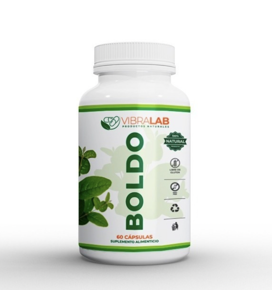 Boldo 60 Cápsulas Vegetales Vibralab