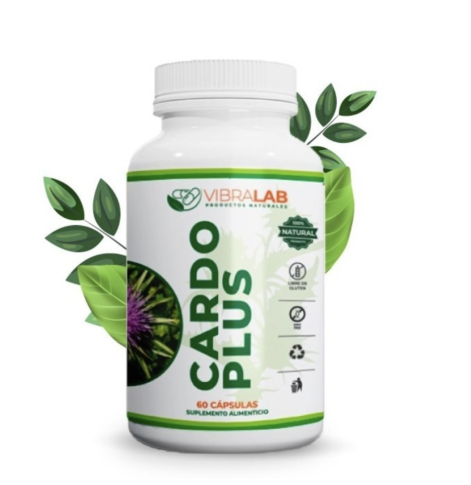 Cardo Plus 60 Cápsulas Vegetales Cardo Mariano 100% Natural Vibralab