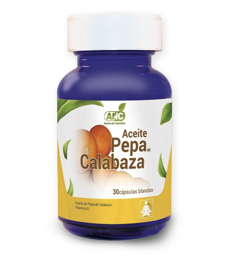 Aceite Pepa de Calabaza 30 Cápsulas Blandas ANC