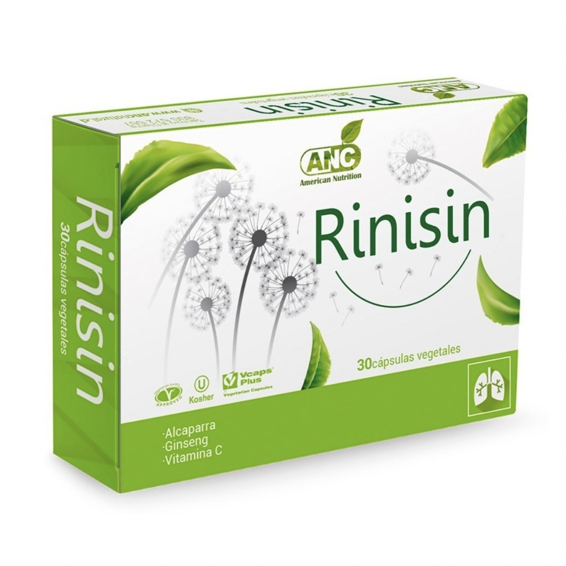 Rinisin Antialergico/Rinitis 30 Cáspulas Vegetales ANC