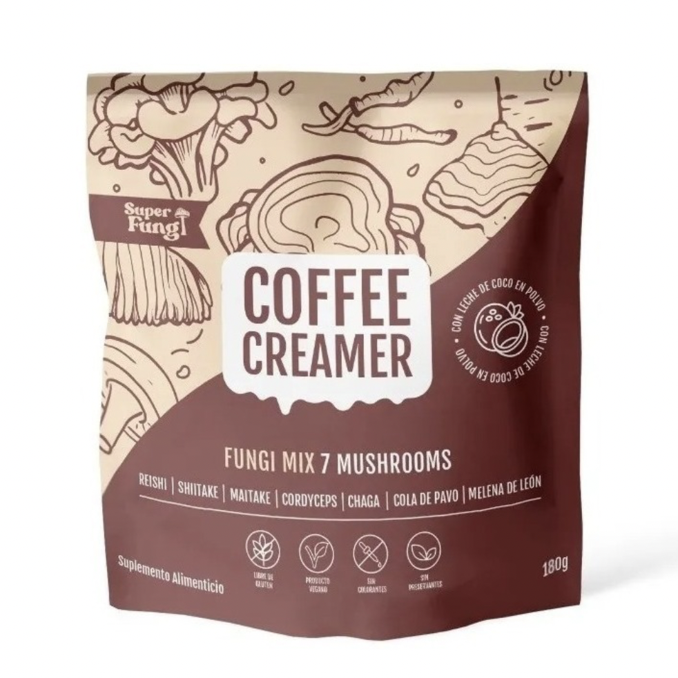 Coffee Creamer Fungi Mix 7 Mushrooms sin Gluten New Pharma