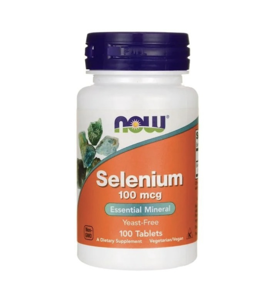 Selenium 100mg. 100 Tabletas Now