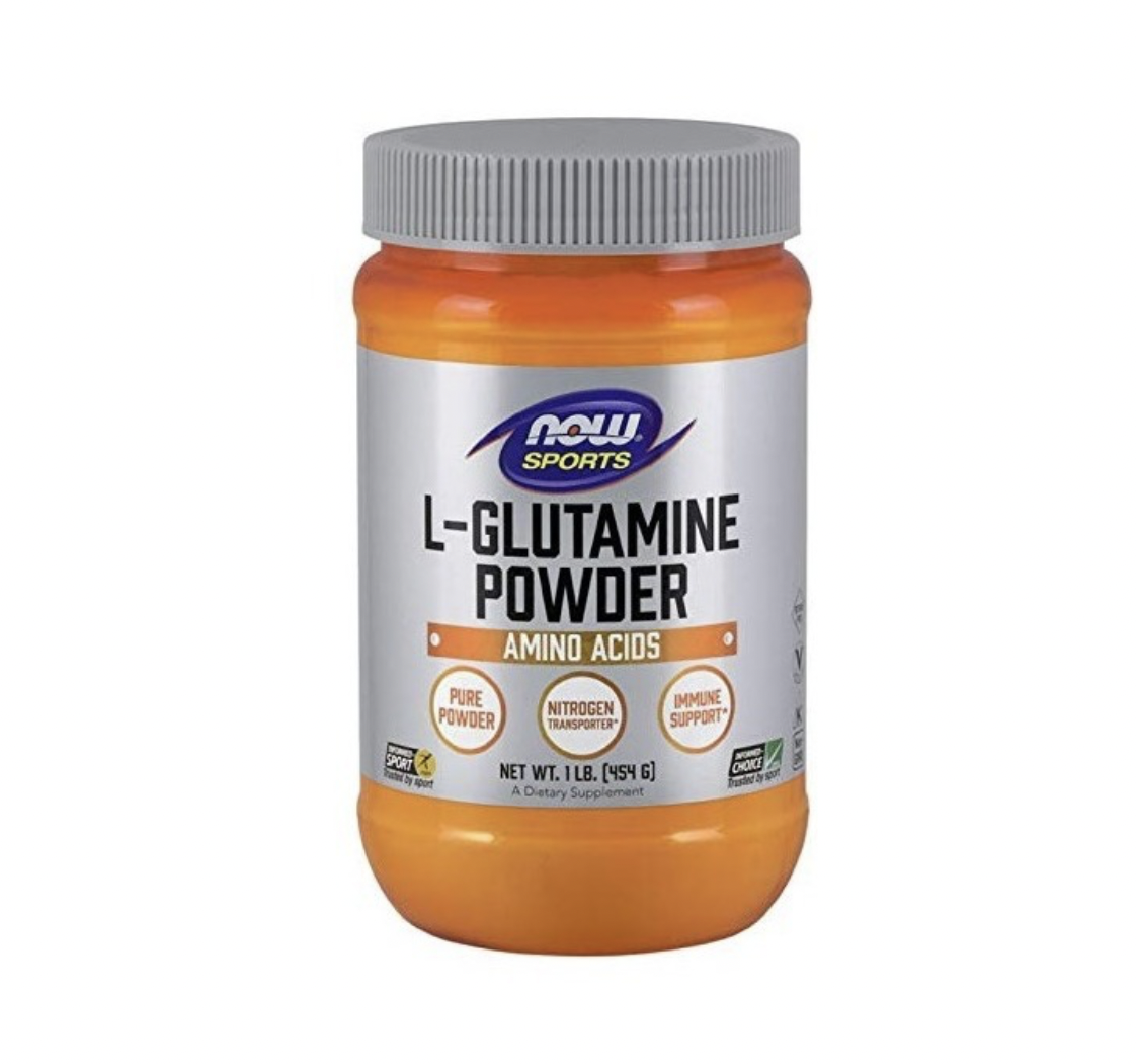 L-Glutamine Powder en Polvo con Amino Acidos 454g. Now