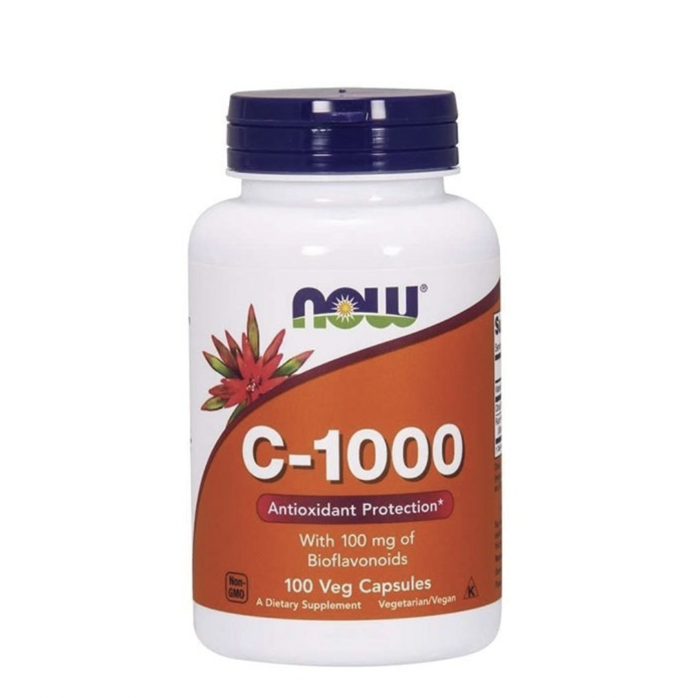 C-1000 Vitamina C Protección/Antioxidantes 100 Cápsulas Veganas Now