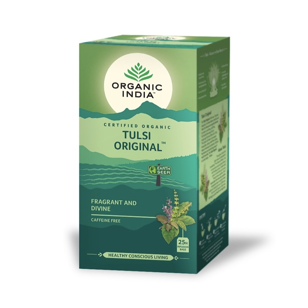 Tulsi Original Libre de Cafeina 25 Bolsitas Organic India