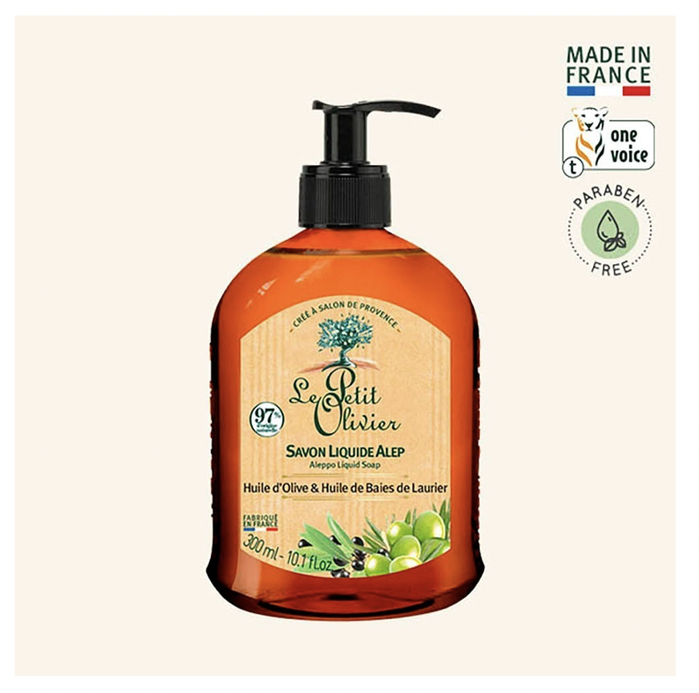 Jabón Líquido de Alepo 300ml. Le Petit