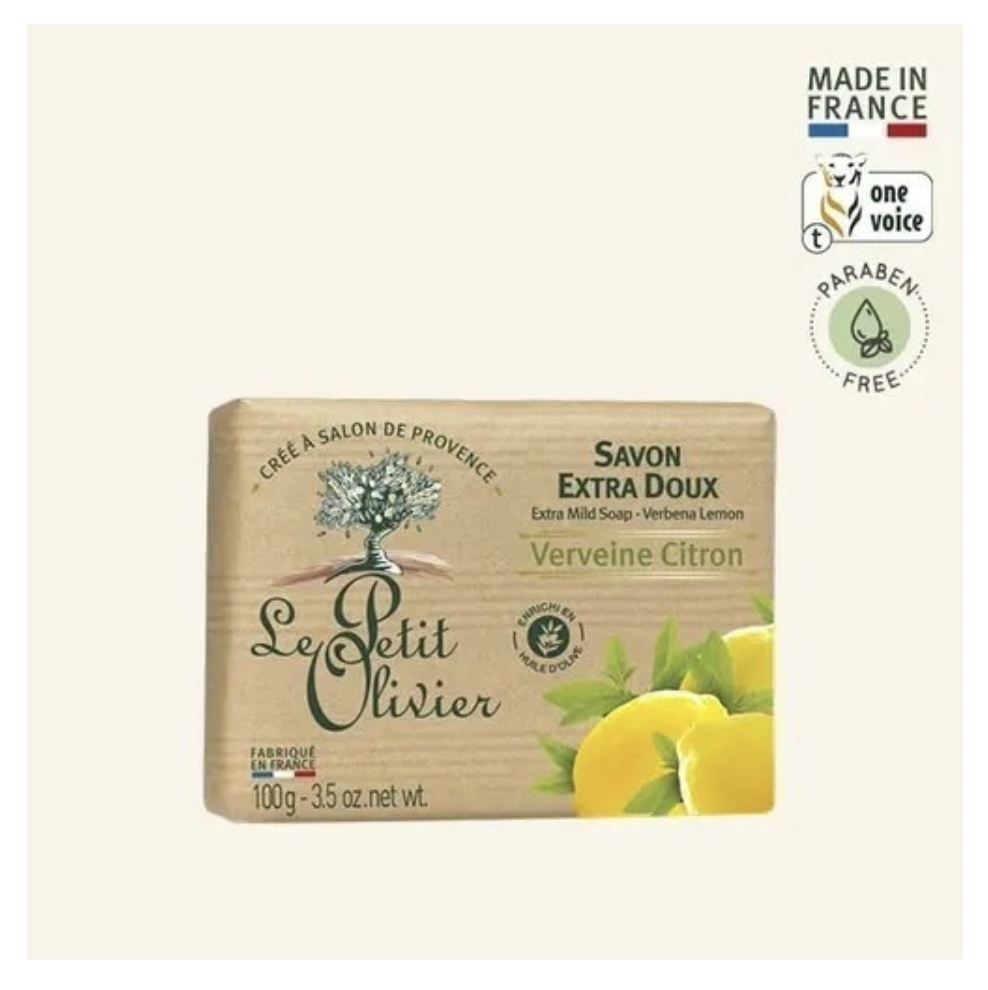 Jabón Extra Suave Verbena Limón 100g. Le Petit
