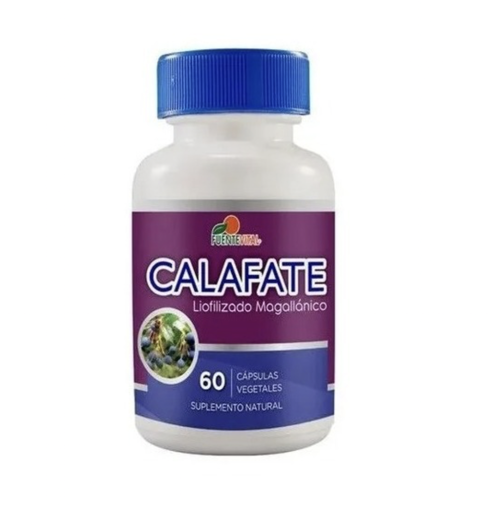 Calafate Magallánico Liofilizado 60 Cápsulas 500mg. Fuente Vital