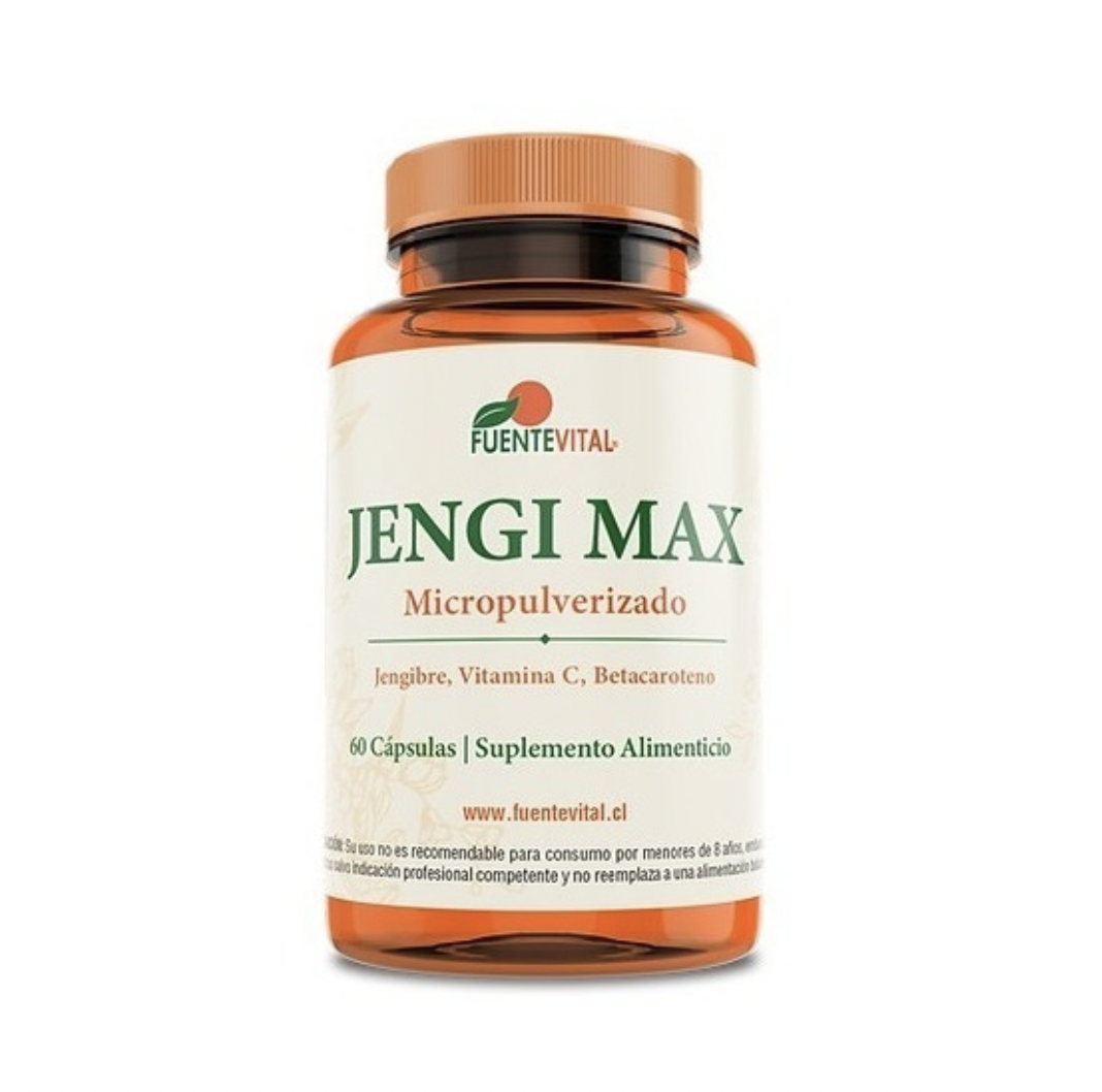 Jengi Max Micropulverizado 60 Cápsulas Fuente Vital