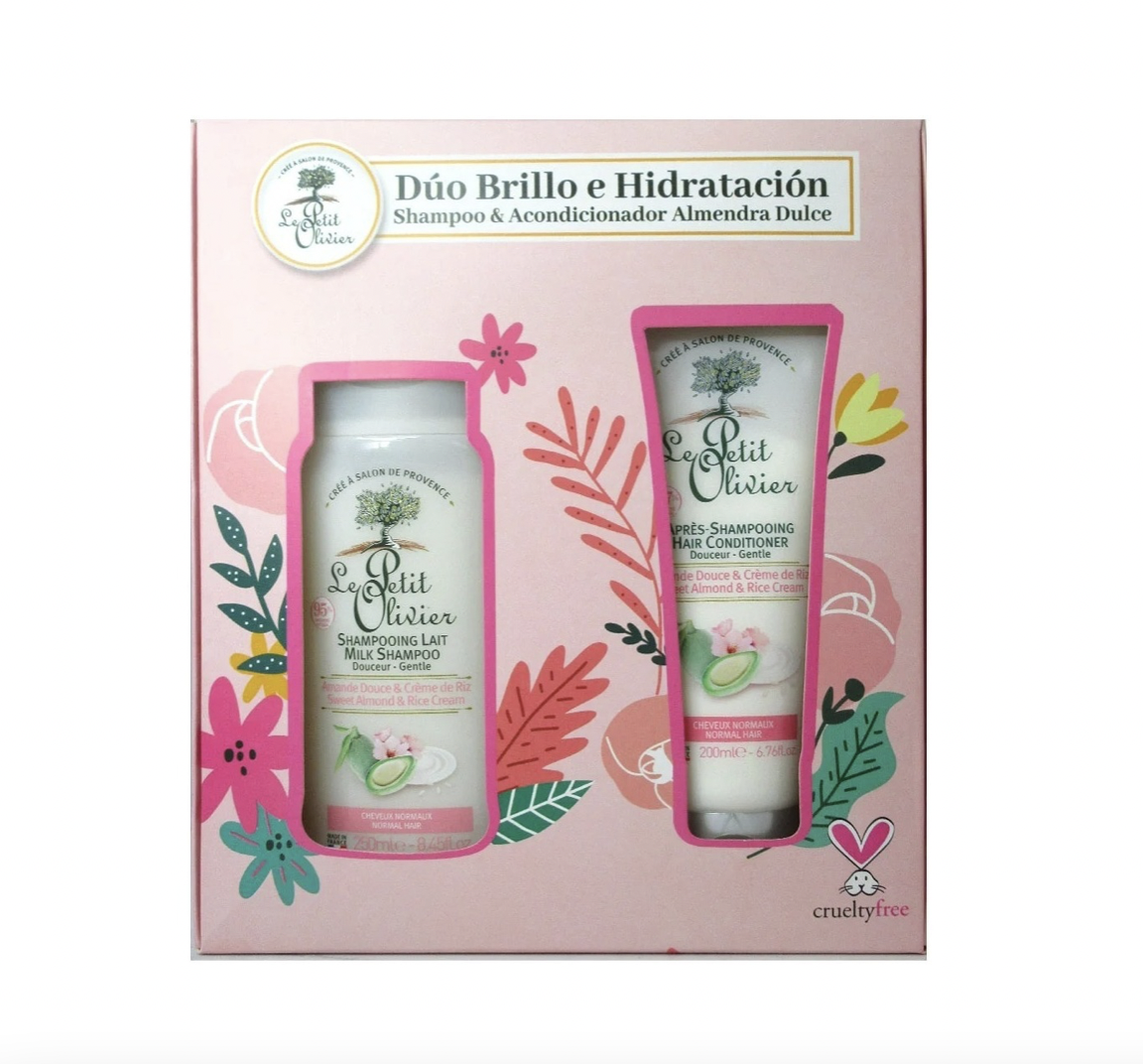 Pack Shampoo y Acondicionador Duo Hidratación Almendra Dulce Le Petit