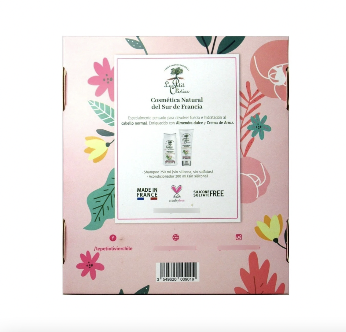 Pack Shampoo y Acondicionador Duo Hidratación Almendra Dulce Le Petit - Image 2