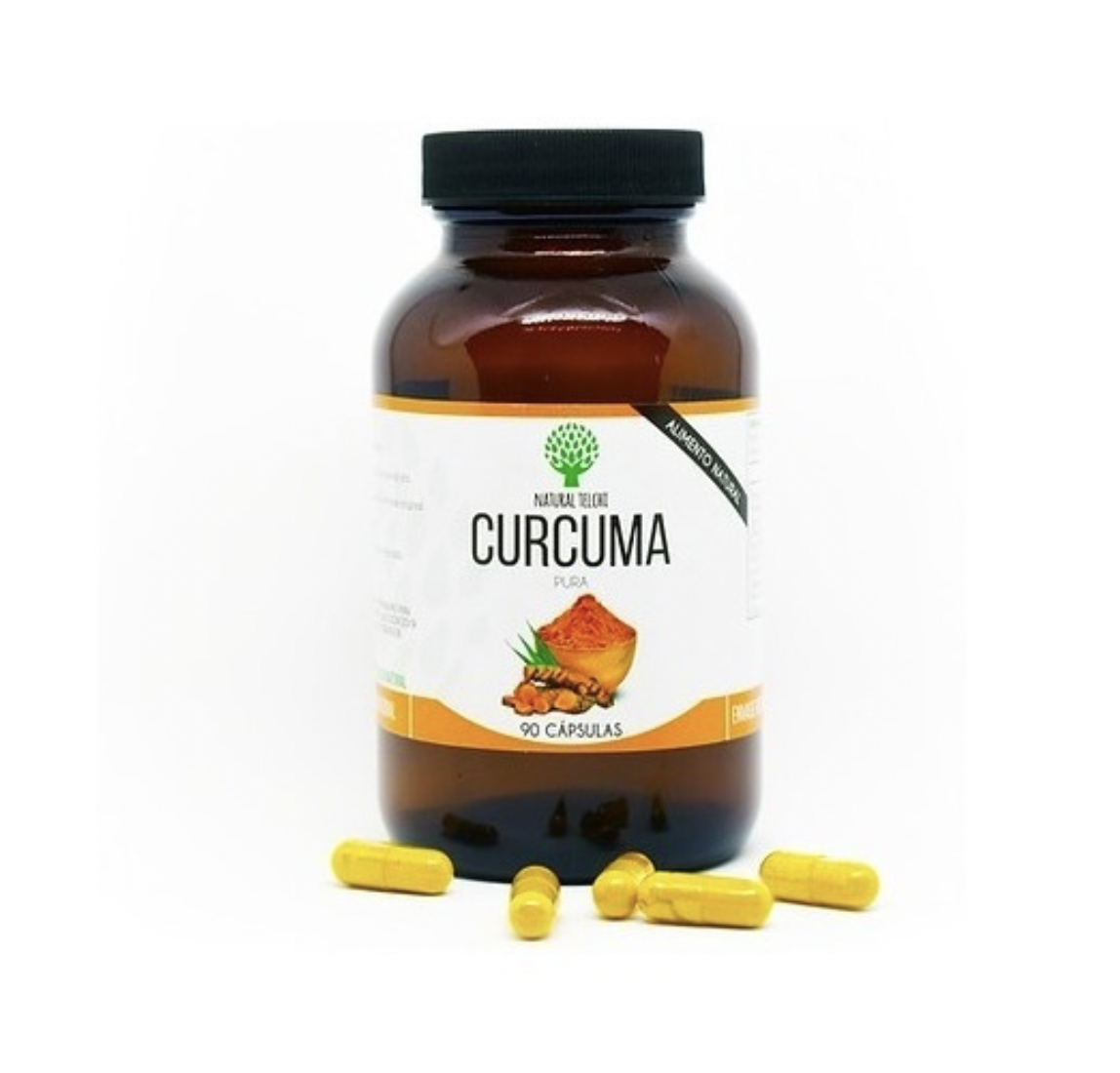 Cúrcuma 90 Cápsulas Natural Telchi