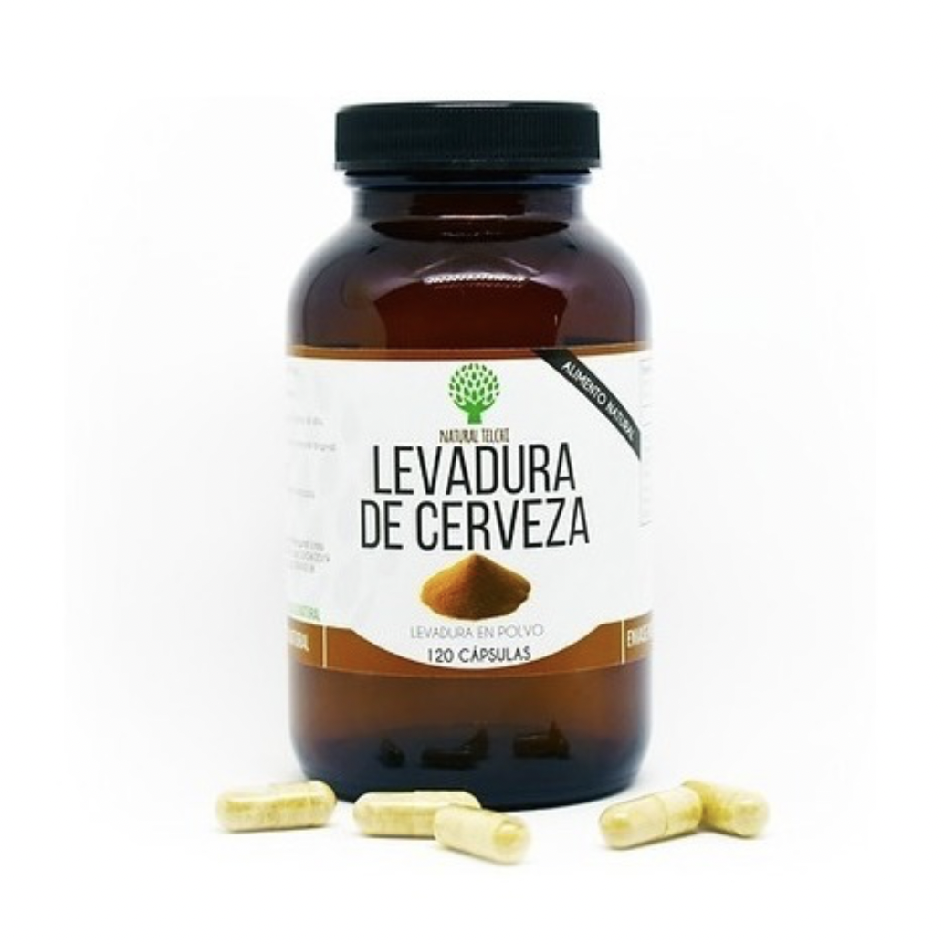 Levadura de Cerveza 120 Cápsulas Natural Telchi