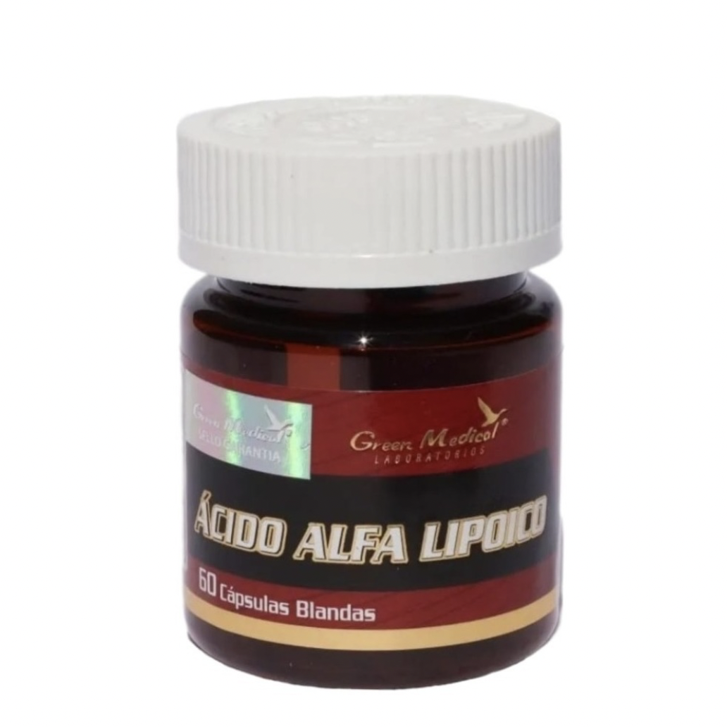 Ácido Alfa Lipoico 60 Cápsulas Blandas Green Medical