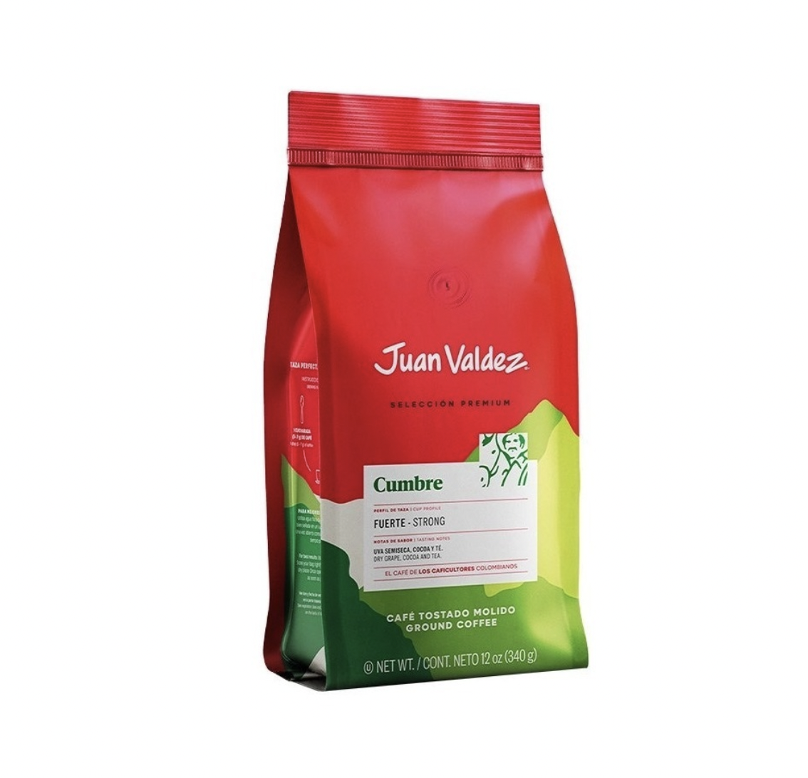 Café Cumbre Strong Molido 340g. Juan Váldez