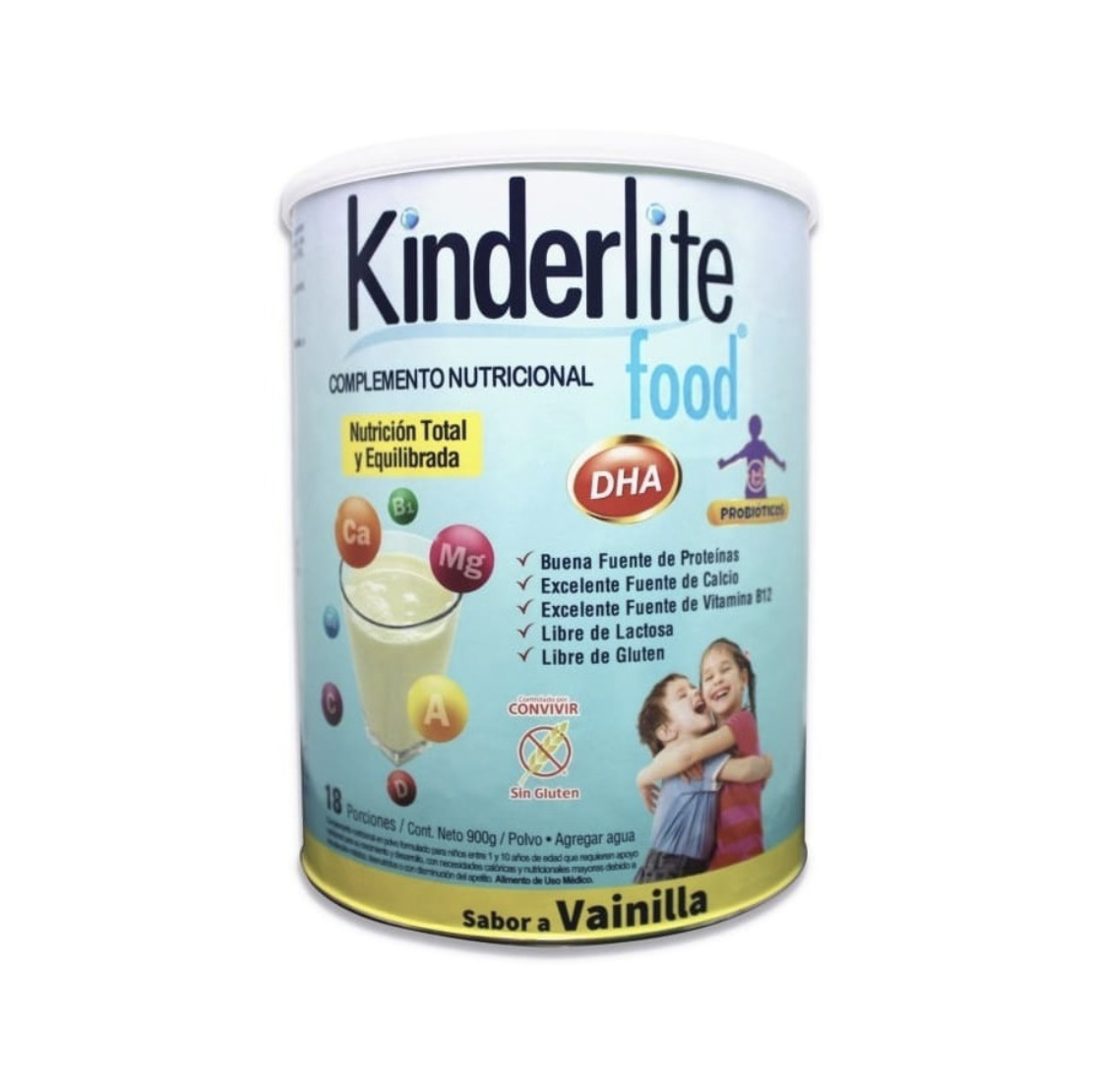 Vivalite Kinderlite 900g. Nutrición Total Sabor Vainilla Vivalite