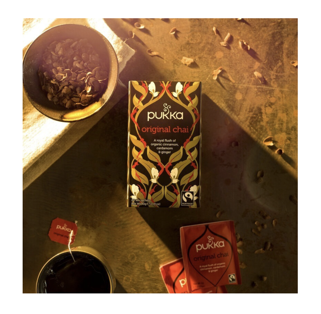 Infusión Original Chai Orgánico 100% Natural 20 Bolsitas Pukka - Image 3