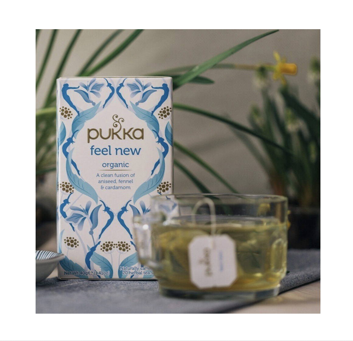 Infusión Feel New Orgánico 100% 20 Bolsitas Pukka - Image 3