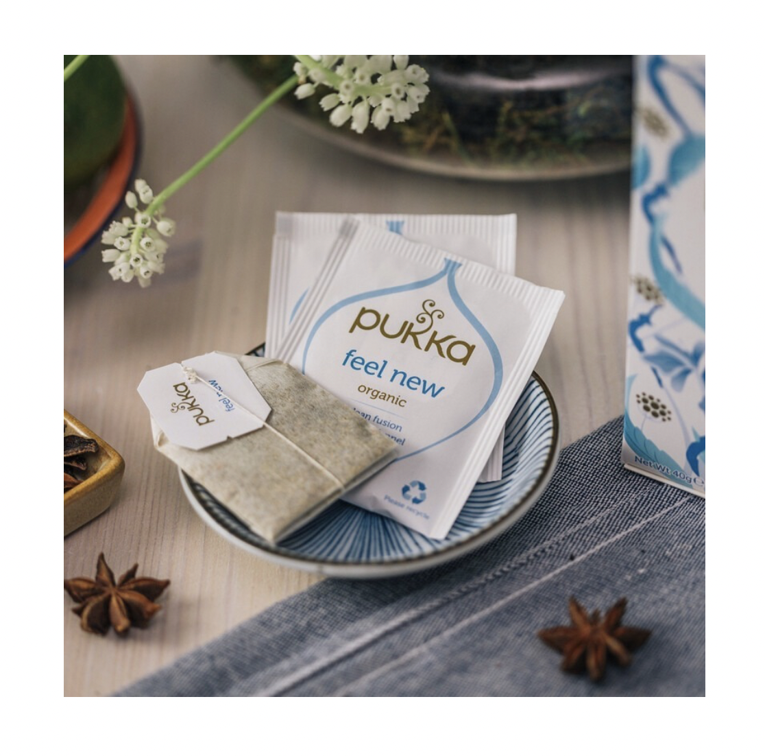 Infusión Feel New Orgánico 100% 20 Bolsitas Pukka - Image 4