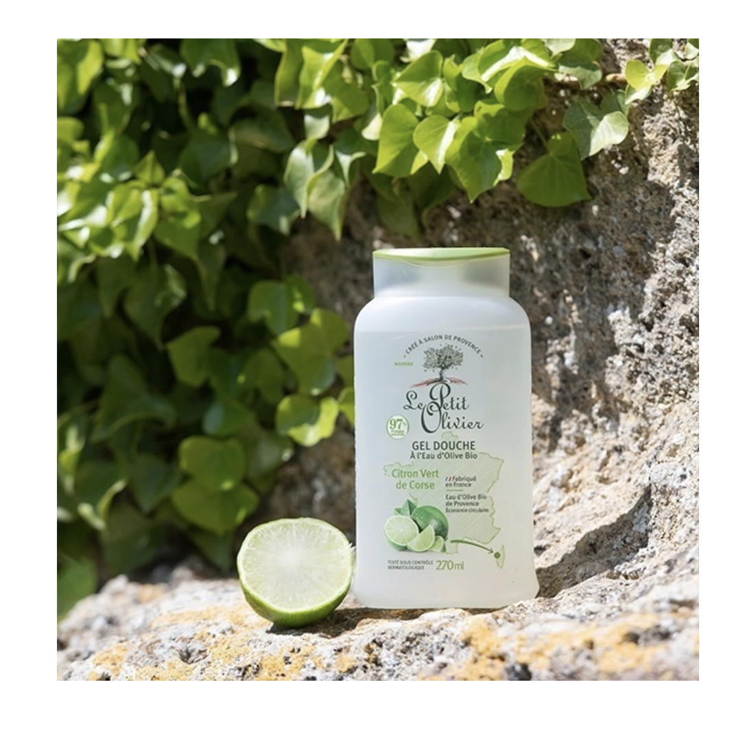 Gel de Ducha Lima y Agua de Oliva Extra Suave 270ml. Le Petit Olivier - Image 4
