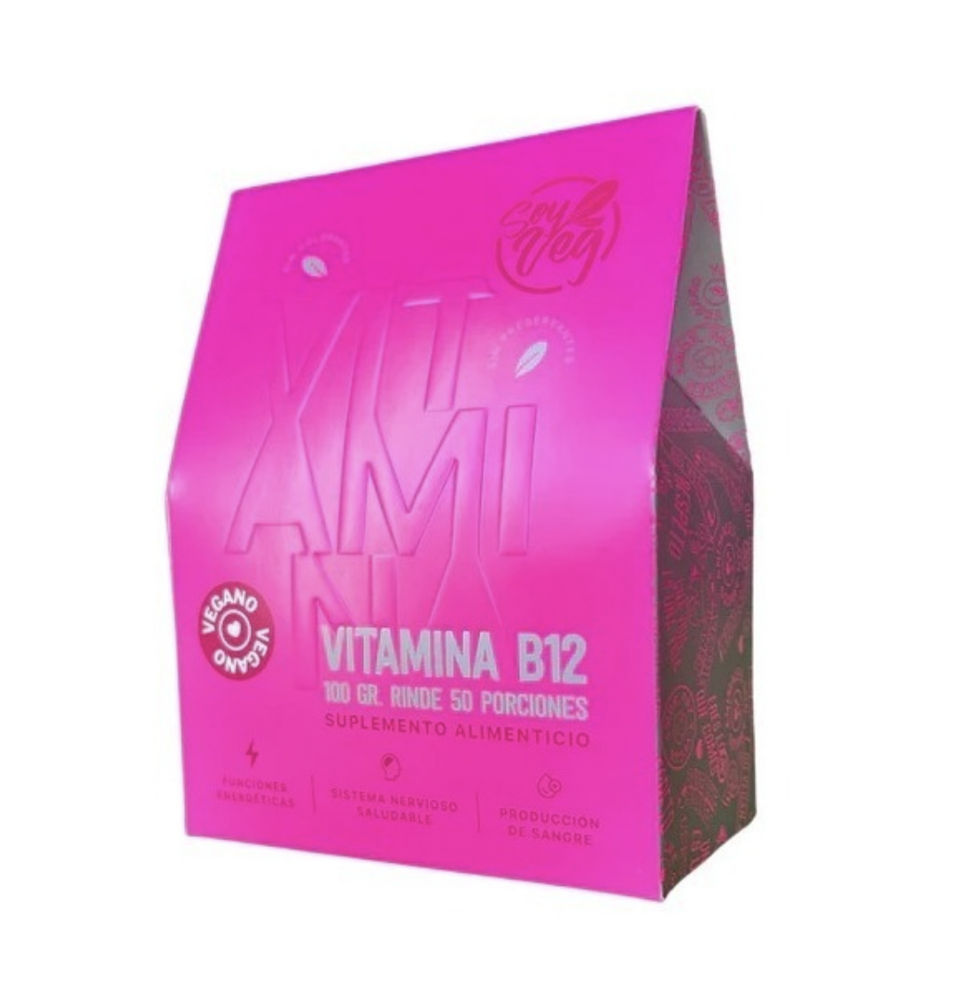 Vitamina B12 100g. Suplemento Alimenticio Soy Veg