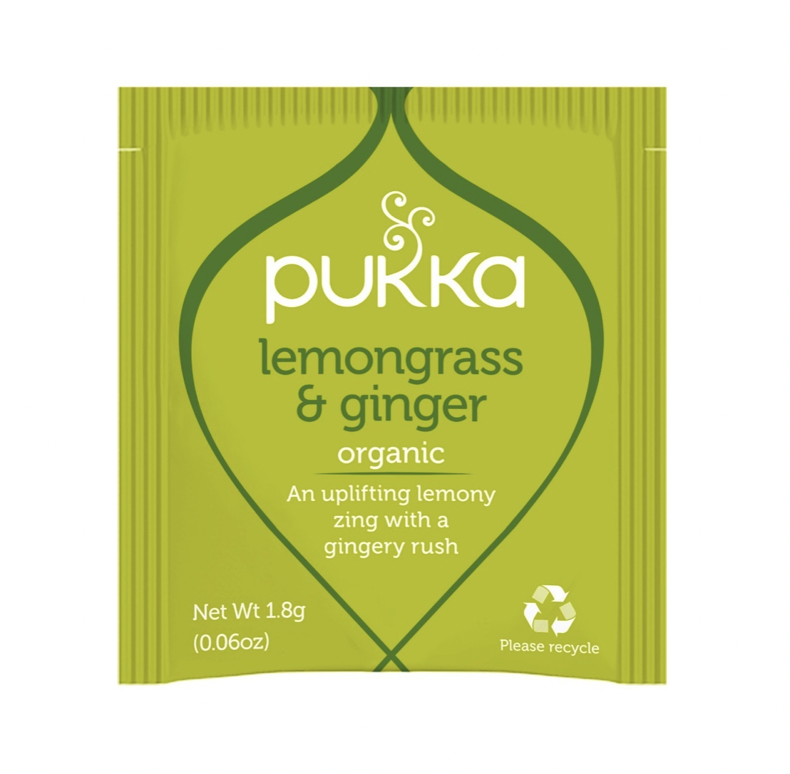 Infusión Lemongrass & Ginger Clear The Senses Orgánico 100% Vegano Pukka - Image 2