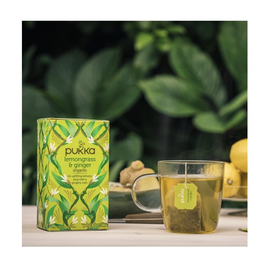 Infusión Lemongrass & Ginger Clear The Senses Orgánico 100% Vegano Pukka - Image 4