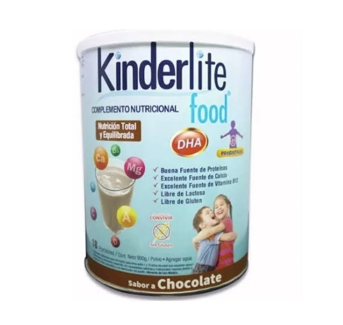 Vivalite Kinderlite 900g. Nutrición Total Sabor Chocolate Vivalite