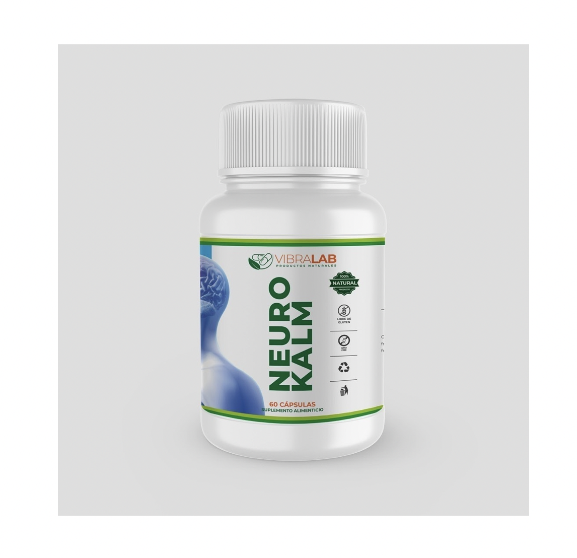Neuro Kalm 60 Cápsulas Naturales 100% Vibralab