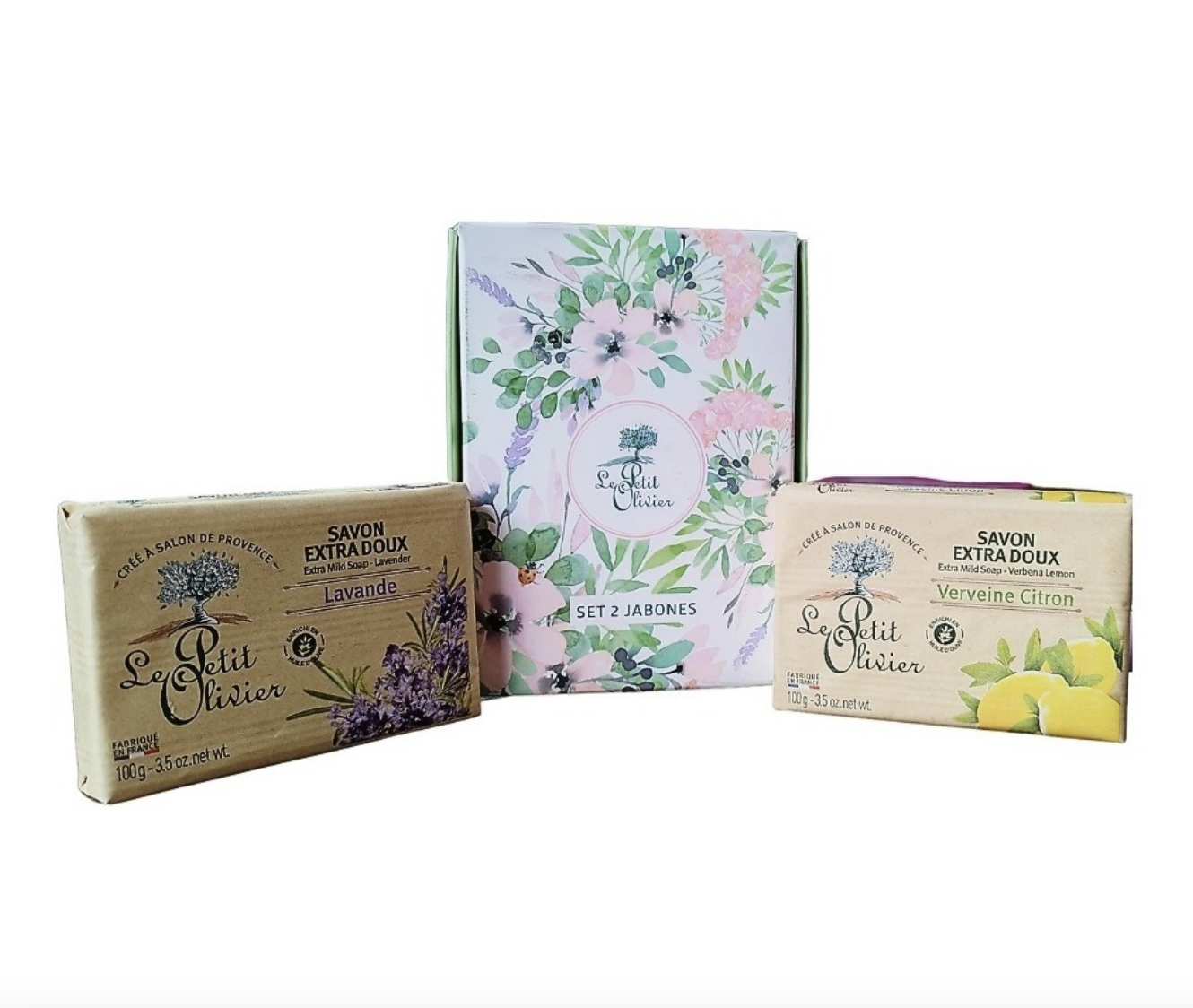 Set 2 Jabones Fragancias Regalo 200g. Le Petit Olivier - Imagen 2