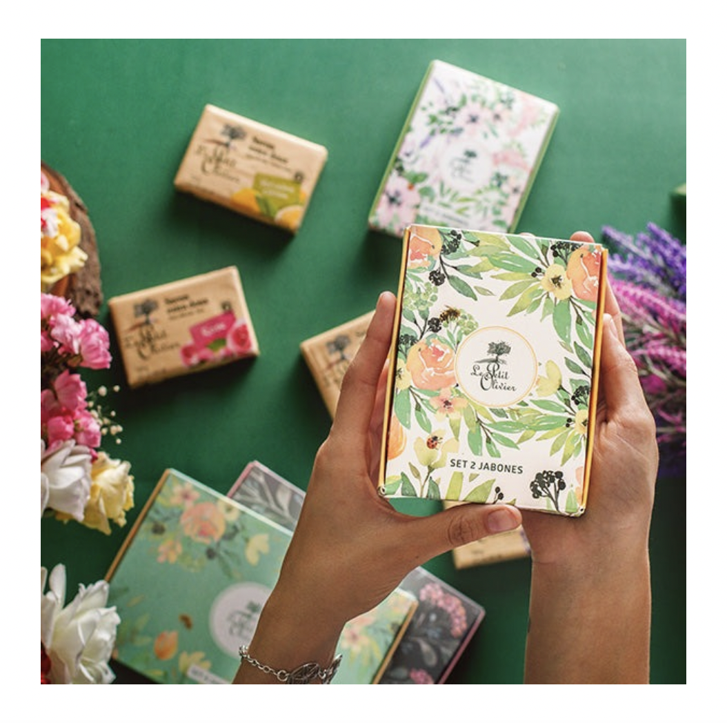 Set 2 Jabones Fragancias Regalo 200g. Le Petit Olivier - Imagen 3