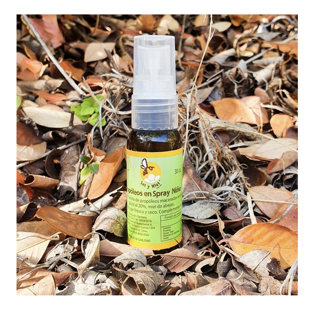 Propóleo + Miel Niños sin Alcohol 30cc. Spray Sol y Miel - Image 2