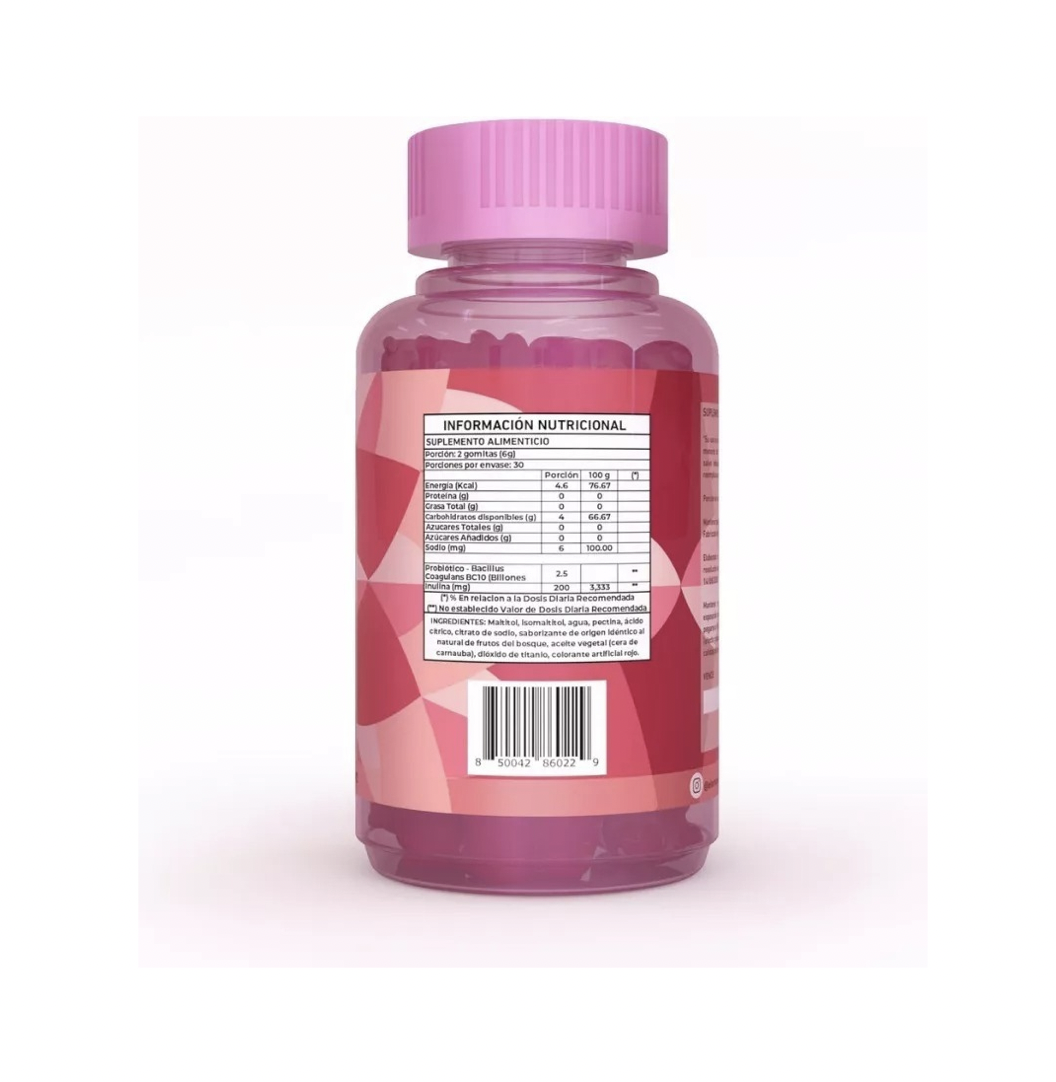 Gomitas Prebióticas + Probióticos 60Unidades Sabor Berries Eterna Nutrition - Image 2