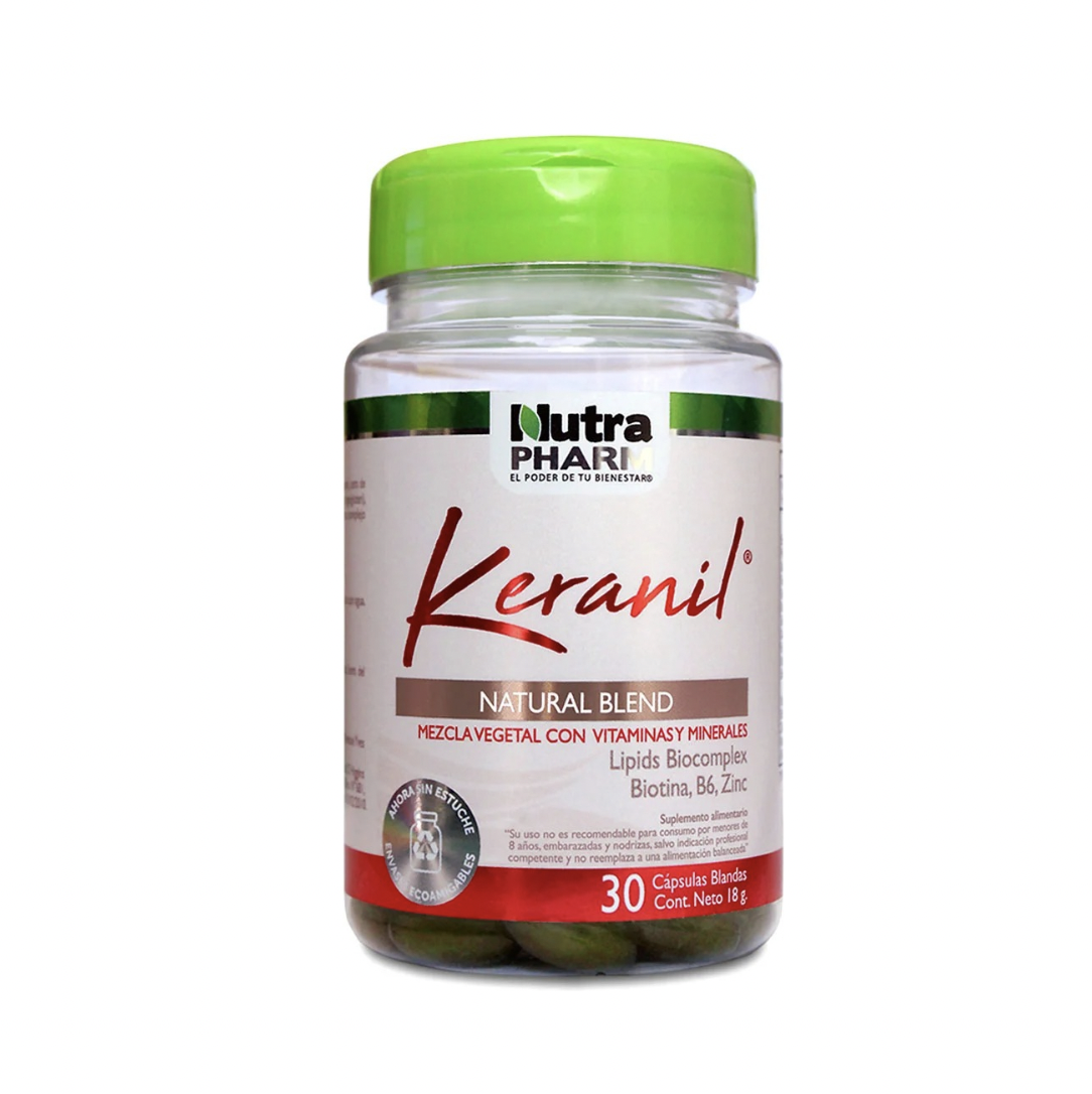 Keranil Natural Blend 30 Cápsulas Blandas Nutra Pharm