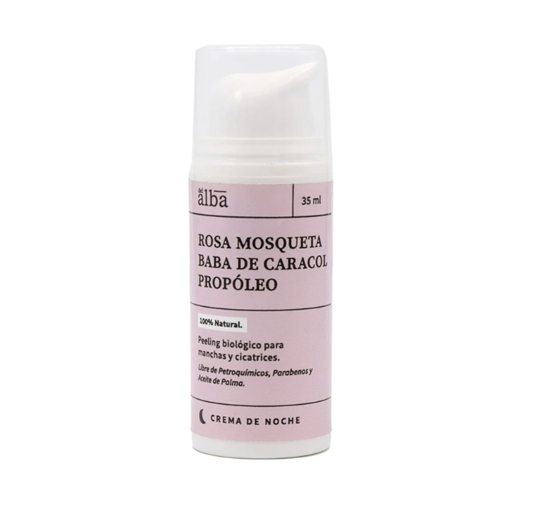 Crema Peeling Biológico Rosa Mosqueta Baba de Caracol 35ml. 100% Natural Apicola del Alba