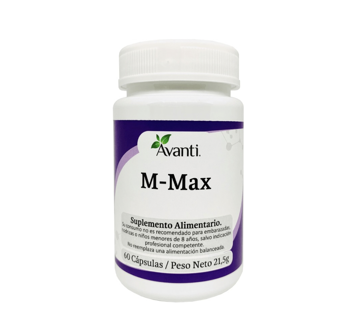 M-Max 60 Cápsulas Suplemento Alimentario Avanti