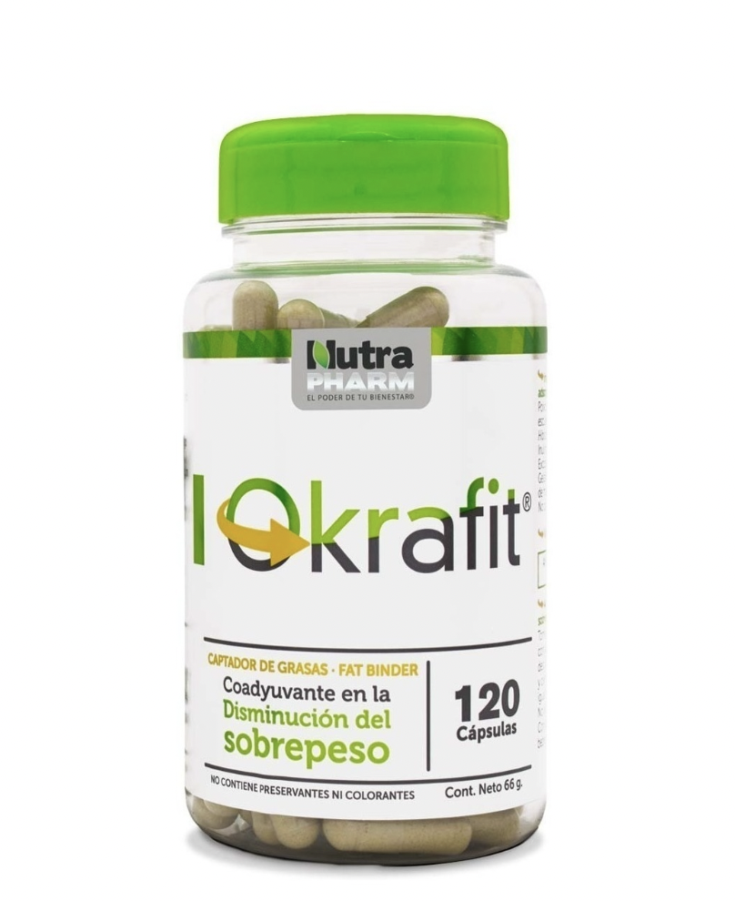 Okrafit 120 Cápsulas Nutra pharm - Image 2