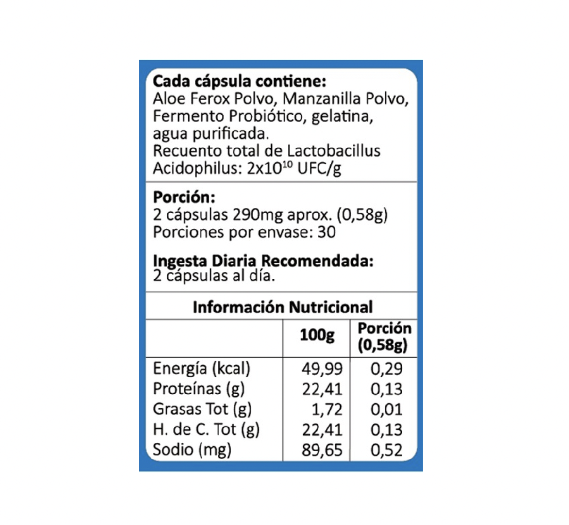 Detox Reforzado con Probióticos 60 Cápsulas Avanti - Image 2