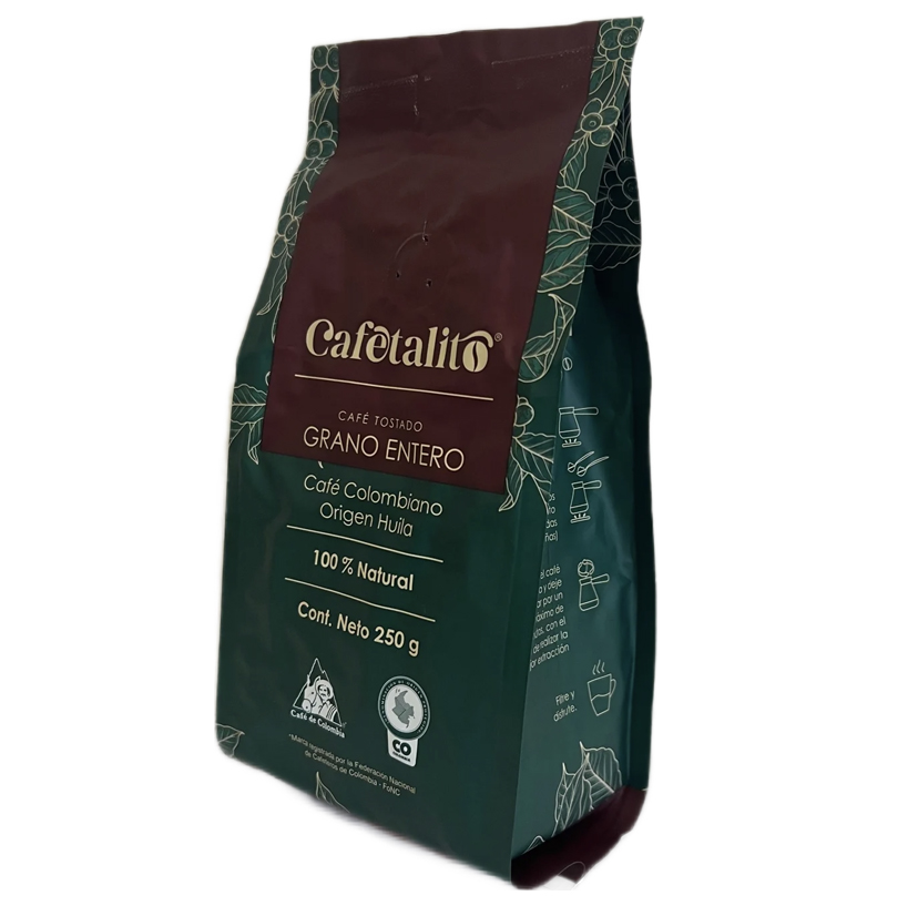 Café Tostado de Grano Entero 250g. Cafetalito - Image 2