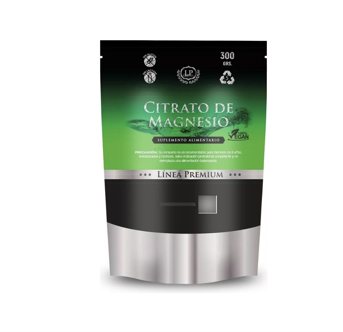 Citrato de Magnesio Suplemento Alimentario 300g. Línea Premium LPZeo Sport