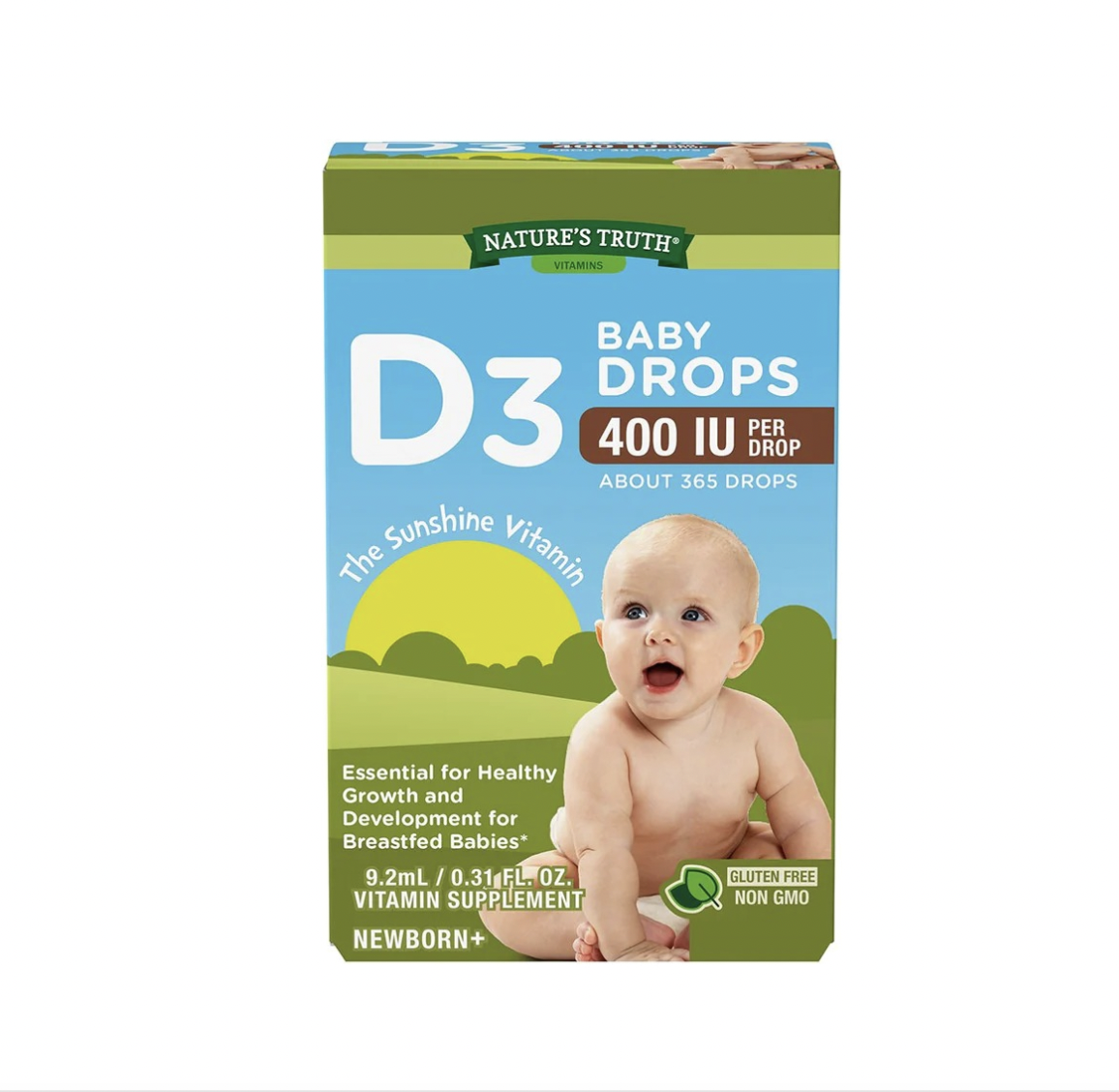 Baby Drops Vitamina D3 Gotas 400IU 9,2Ml. Nature´s Truth