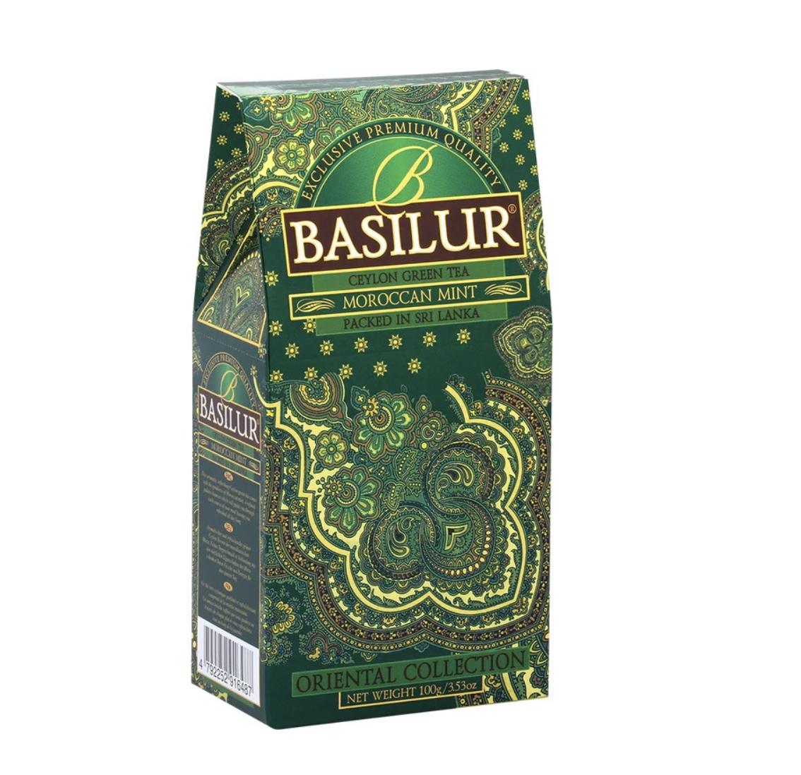 Té Ceylán y Menta 100% Orgánico 100g. Basilur
