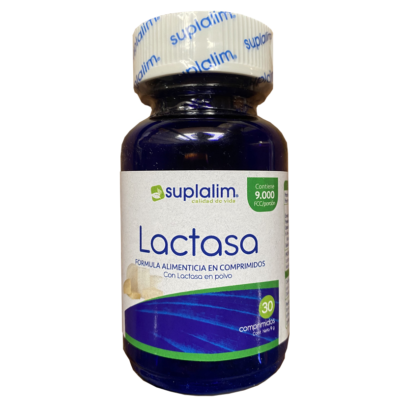 Lactasa Fórmula Alimentaria en 30 Comprimidos Suplemento Suplalim