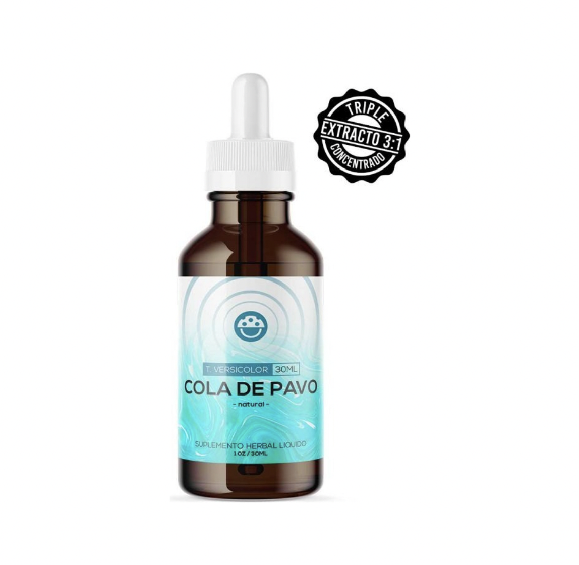 Extracto de Hongo Cola de Pavo 30Ml. Suplemento Herbal Mycodelic